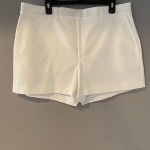 Lauren Ralph Lauren White Tailored Bermuda Shorts